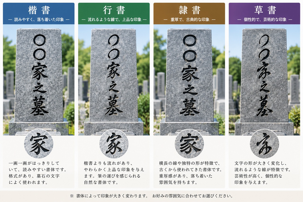 書体サンプル