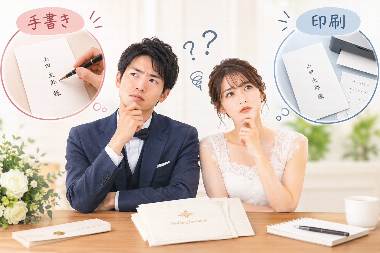 結婚式の招待状 宛名書き代行