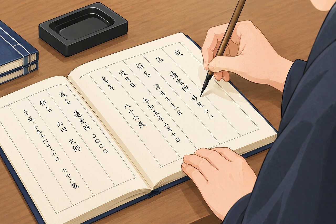 過去帳　記入代行